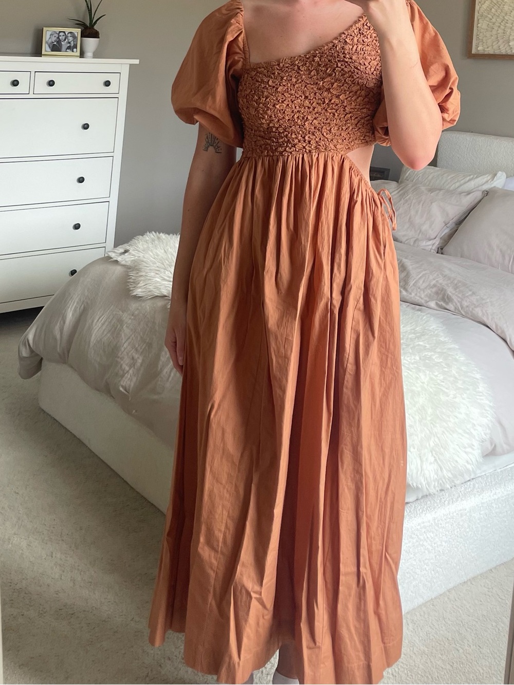 Free People Maxi Dress in Terracotta